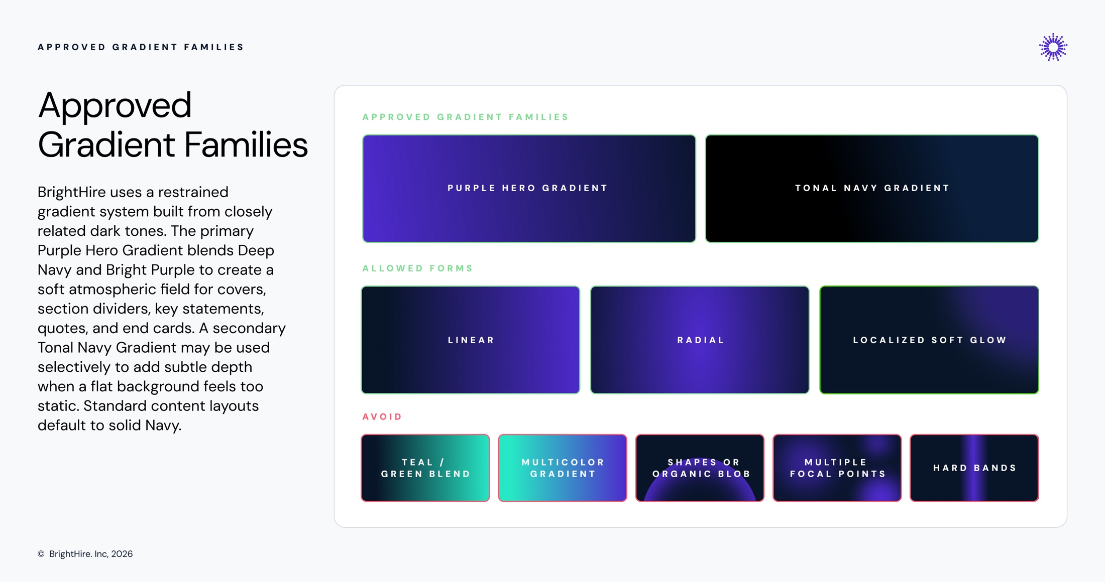 BrightHire gradient families