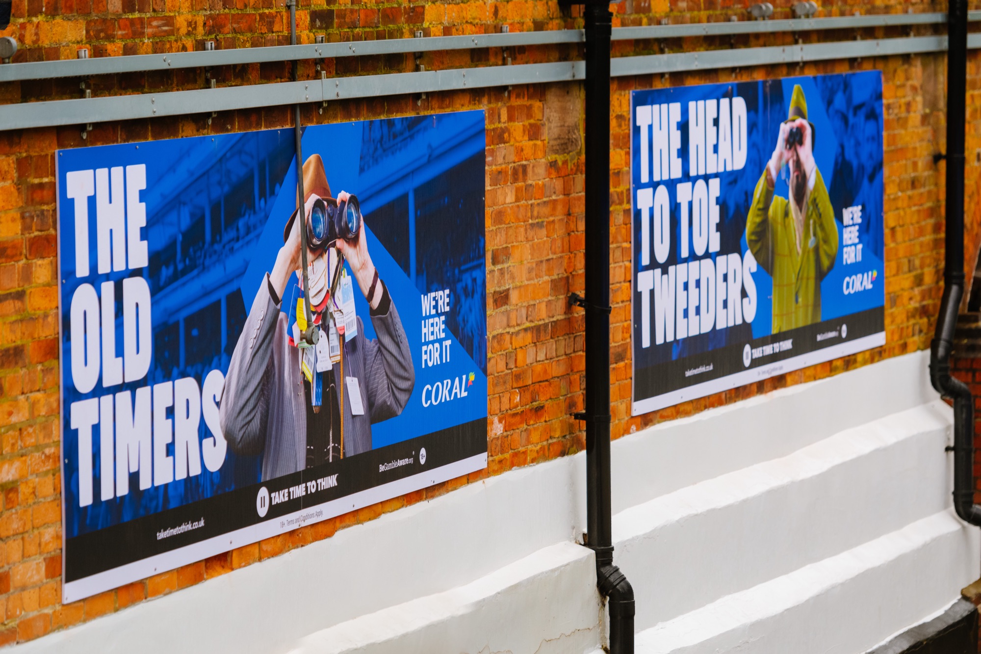 The Old Timers poster at the station