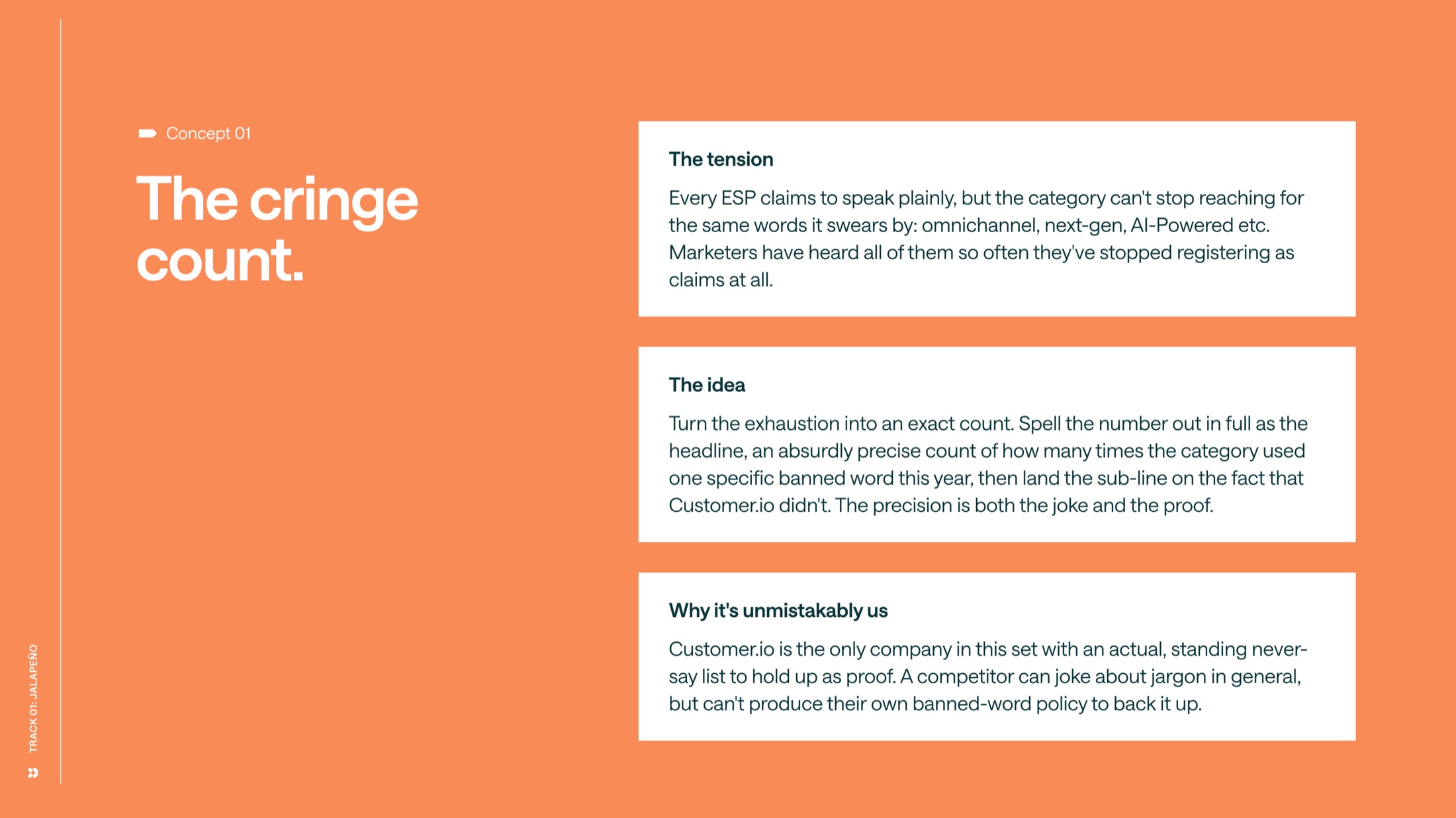 Concept: The cringe count